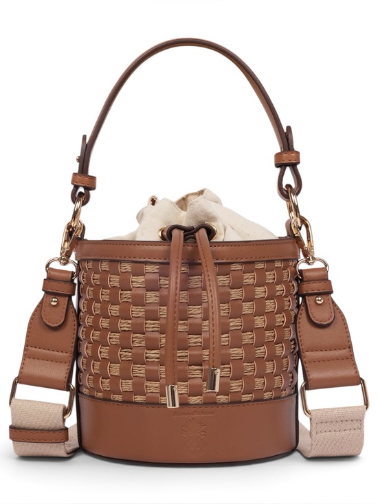 Tommy Bahama Handbags - NEW Tommy Bahama 2026 Cinch Drawstring Mini Bucket Satchel Crossbody Bag NWT